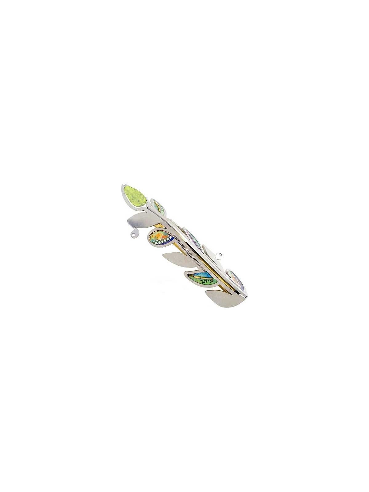 Olive Branch Mezuzah Case | Mezuzahs | Judaica